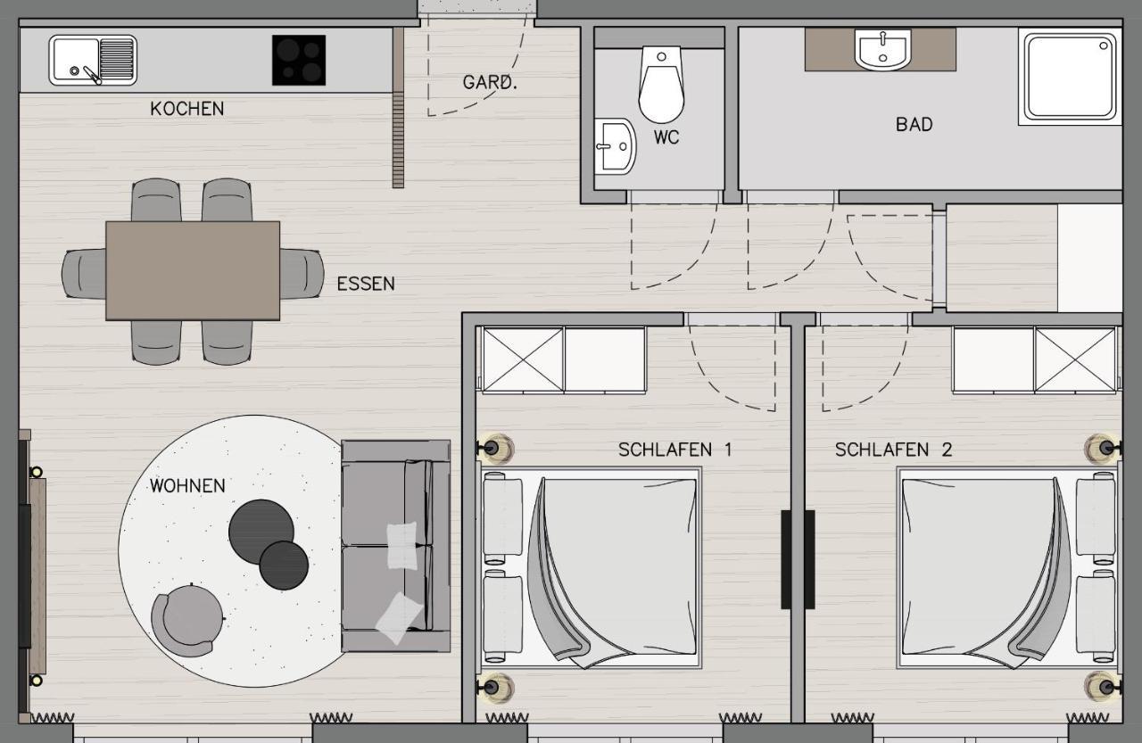 Apartment Streif Lxl ブーヘン エクステリア 写真