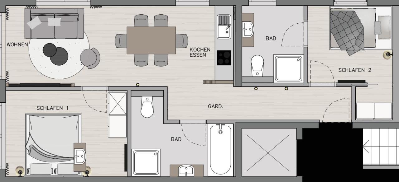 Apartment Streif Lxl ブーヘン エクステリア 写真