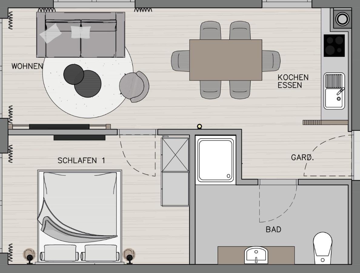 Apartment Streif Lxl ブーヘン エクステリア 写真